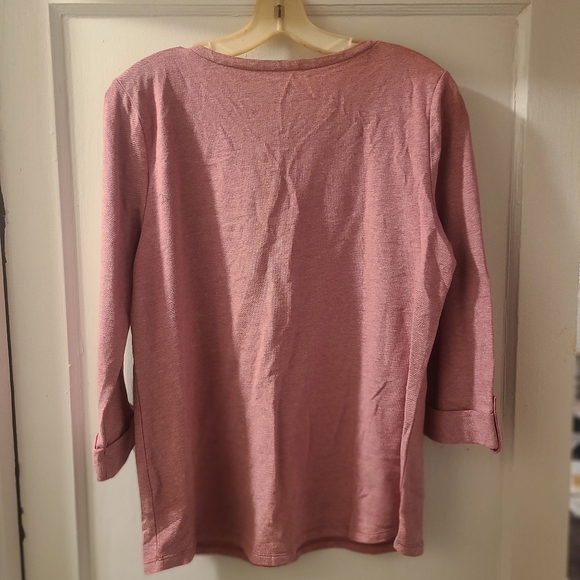 NWT Croft & Barrow Red Shirt Size Medium - Picture 2 of 3